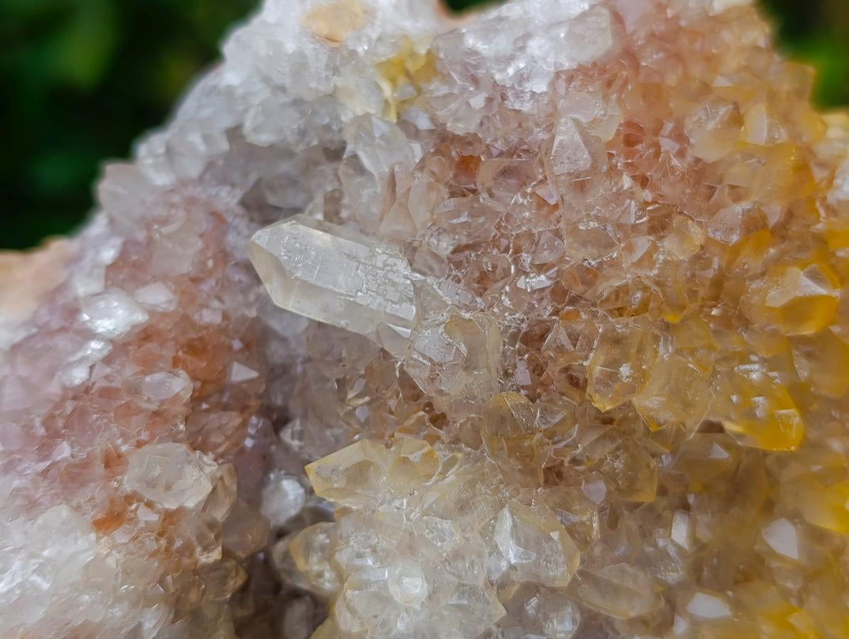 Natural Limonite Quartz Clusters x 2 From Solwezi, Zambia - Toprock Gemstones and Minerals 