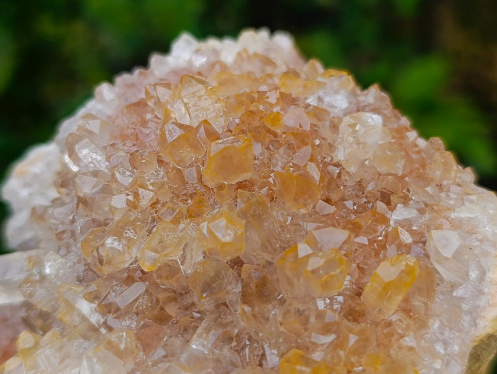 Natural Limonite Quartz Clusters x 2 From Solwezi, Zambia - Toprock Gemstones and Minerals 