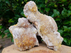 Natural Limonite Quartz Clusters x 2 From Solwezi, Zambia - Toprock Gemstones and Minerals 