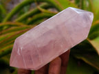 Polished Double Terminated Gemmy Rose Quartz Crystals x 6 From Madagascar - Toprock Gemstones and Minerals 