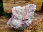 Natural Pink Rubellite Tourmaline Specimens x 3 From Karibib, Namibia - Toprock Gemstones and Minerals 