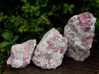 Natural Pink Rubellite Tourmaline Specimens x 3 From Karibib, Namibia - Toprock Gemstones and Minerals 