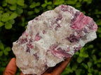 Natural Pink Rubellite Tourmaline Specimens x 3 From Karibib, Namibia - Toprock Gemstones and Minerals 