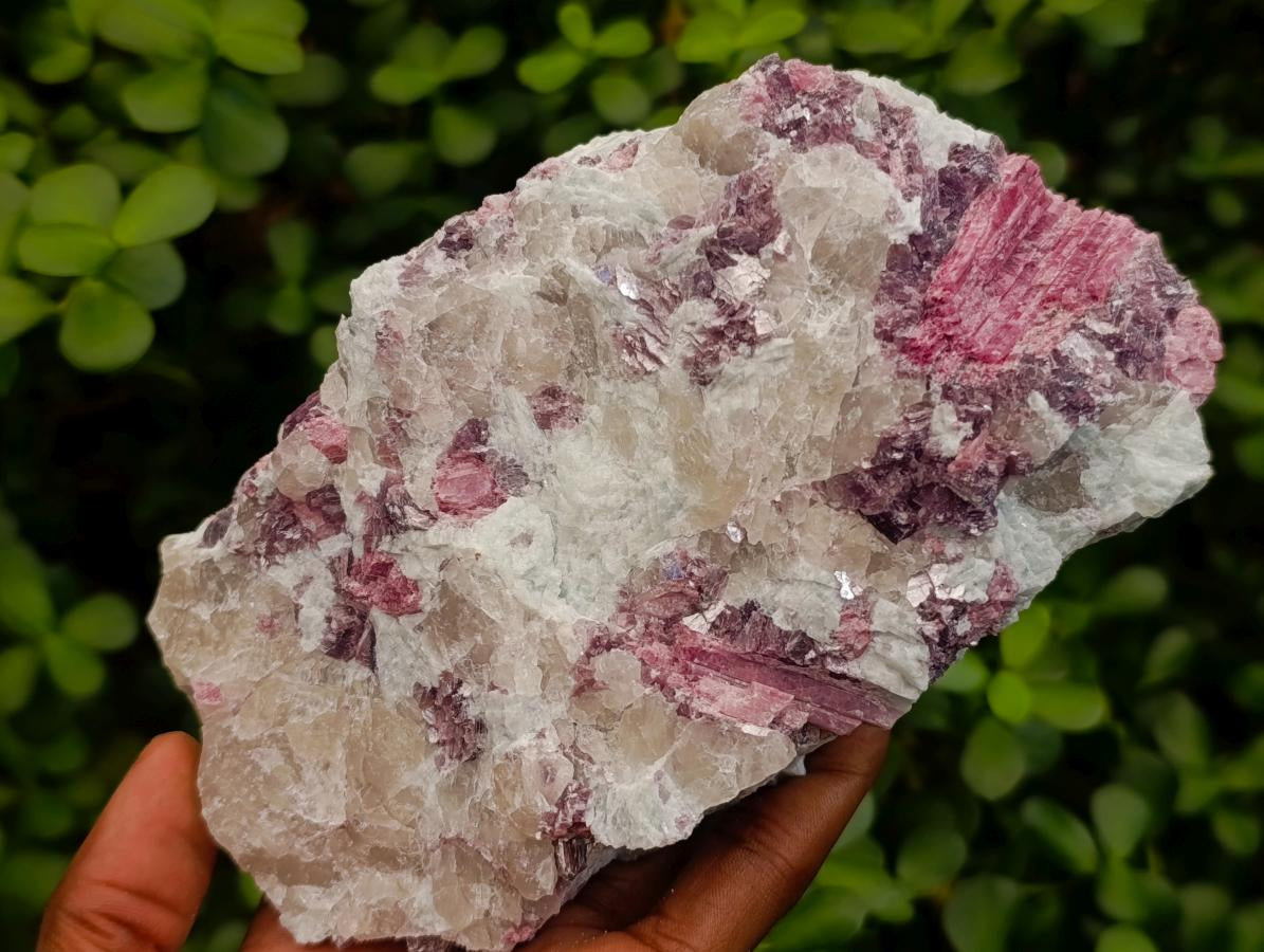 Natural Pink Rubellite Tourmaline Specimens x 3 From Karibib, Namibia - Toprock Gemstones and Minerals 