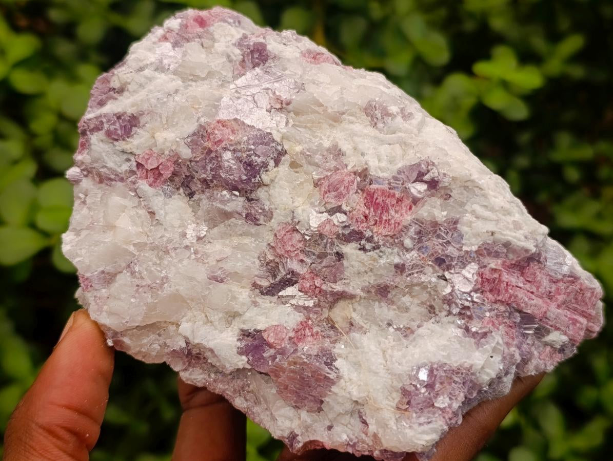 Natural Pink Rubellite Tourmaline Specimens x 3 From Karibib, Namibia - Toprock Gemstones and Minerals 