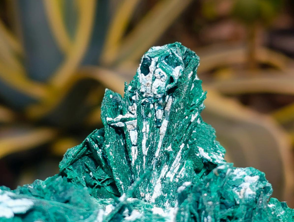 Natural Rare Malachite Pseudomorph Specimens with Associated Minerals x 2 From Kolwezi, Congo - Toprock Gemstones and Minerals 