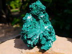 Natural Rare Malachite Pseudomorph Specimens with Associated Minerals x 2 From Kolwezi, Congo - Toprock Gemstones and Minerals 
