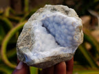 Natural Blue Lace Agate Geode Specimens x 12 From Nsanje, Malawi - Toprock Gemstones and Minerals 