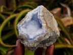 Natural Blue Lace Agate Geode Specimens x 12 From Nsanje, Malawi - Toprock Gemstones and Minerals 