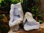 Natural Blue Lace Agate Geode Specimens x 12 From Nsanje, Malawi - Toprock Gemstones and Minerals 