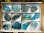Polished One Side Shattuckite Free Forms x 12 From Kaokoveld, Namibia - Toprock Gemstones and Minerals 
