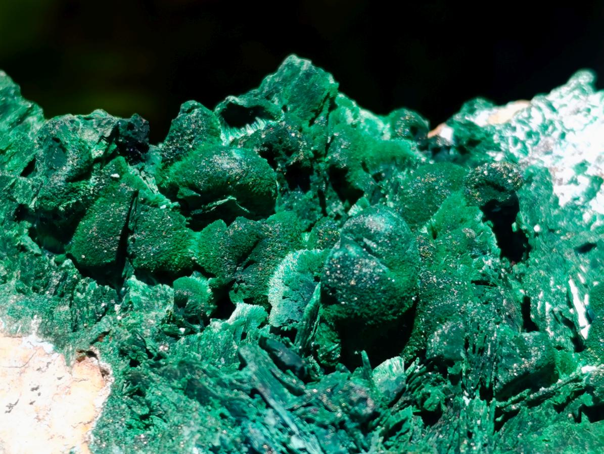Natural Rare Malachite Pseudomorph Specimens with Associated Minerals x 2 From Kolwezi, Congo - Toprock Gemstones and Minerals 