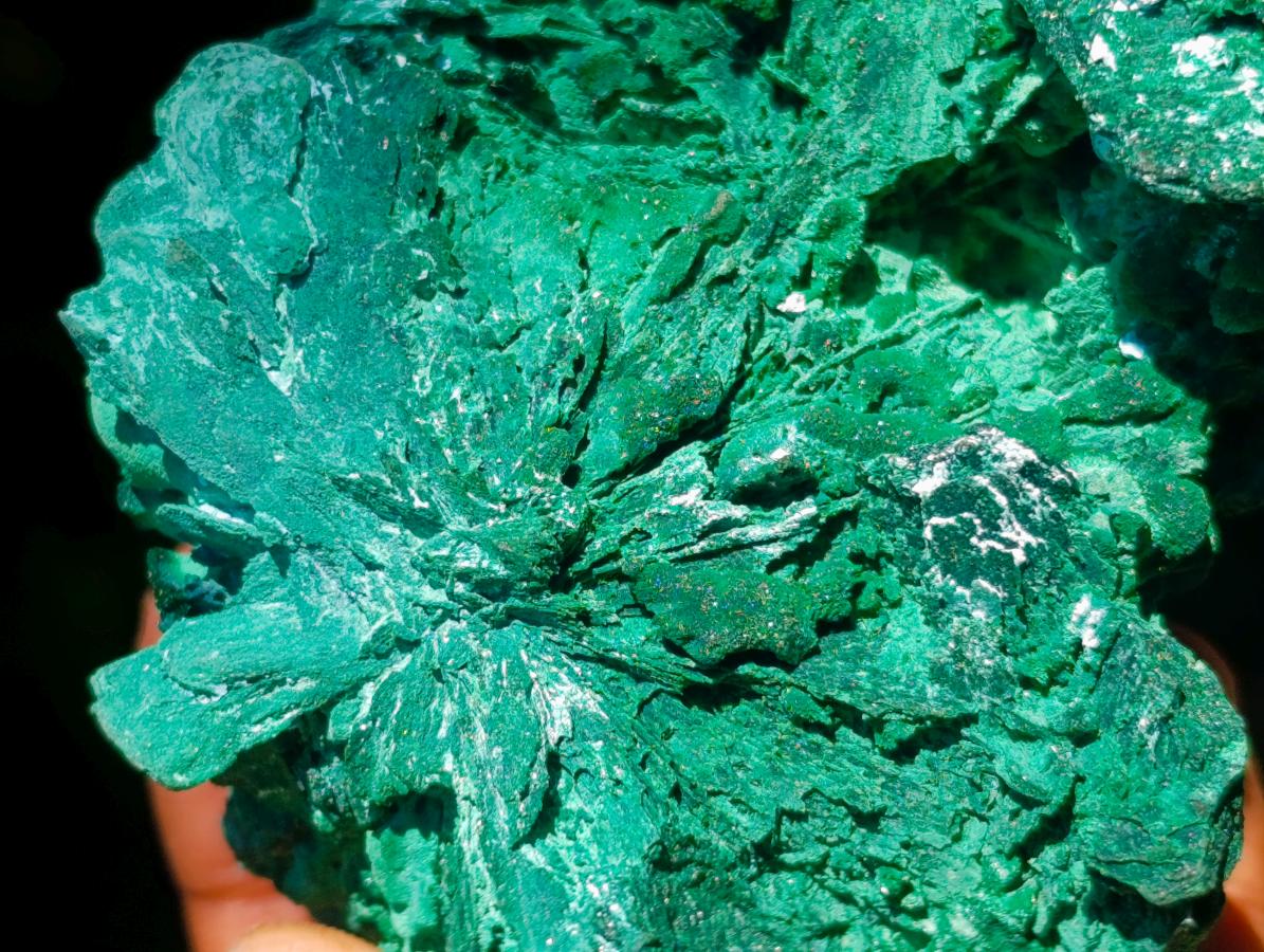 Natural Rare Malachite Pseudomorph Specimens with Associated Minerals x 2 From Kolwezi, Congo - Toprock Gemstones and Minerals 