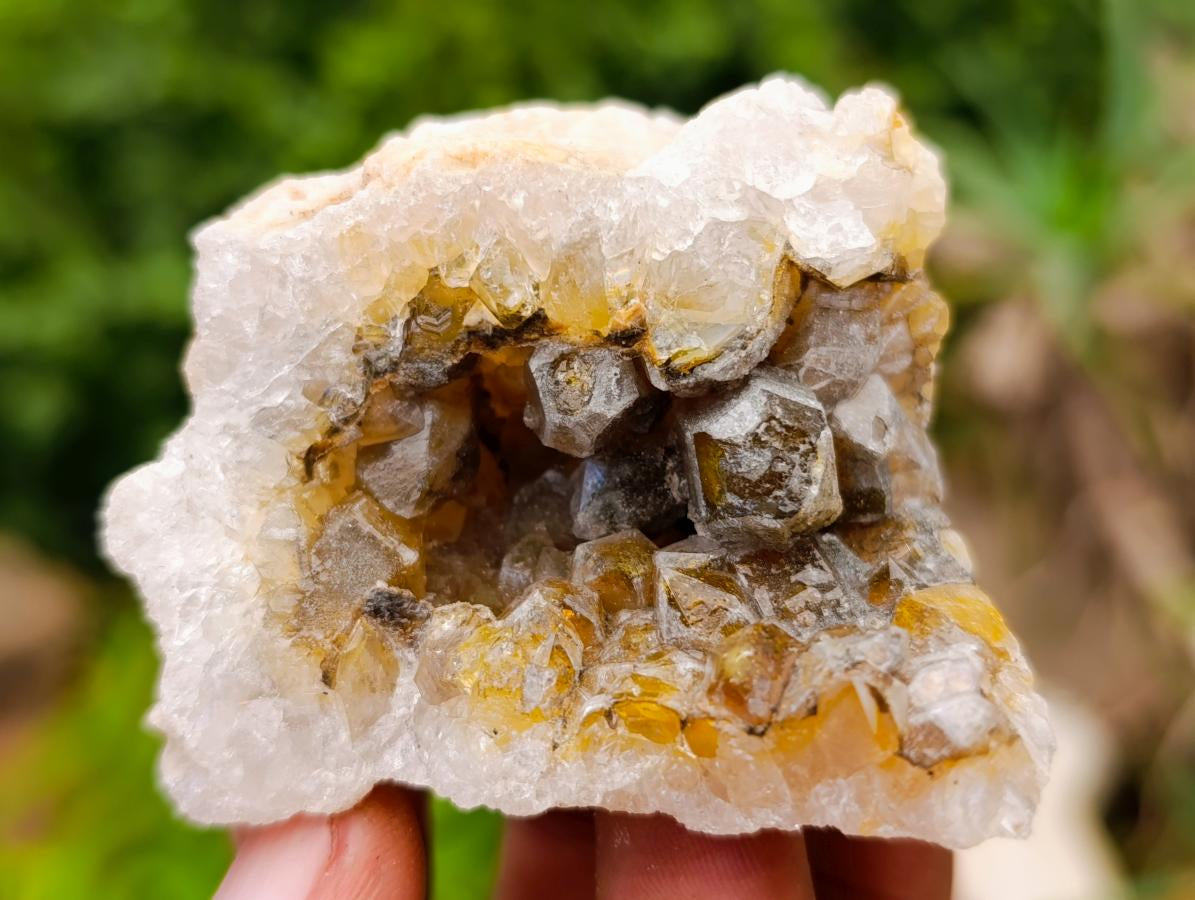 Natural Limonite Quartz Clusters x 35 From Solwezi, Zambia - Toprock Gemstones and Minerals 