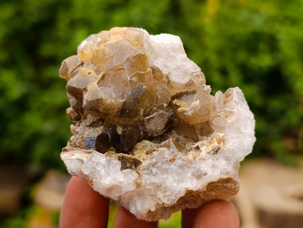 Natural Limonite Quartz Clusters x 35 From Solwezi, Zambia - Toprock Gemstones and Minerals 