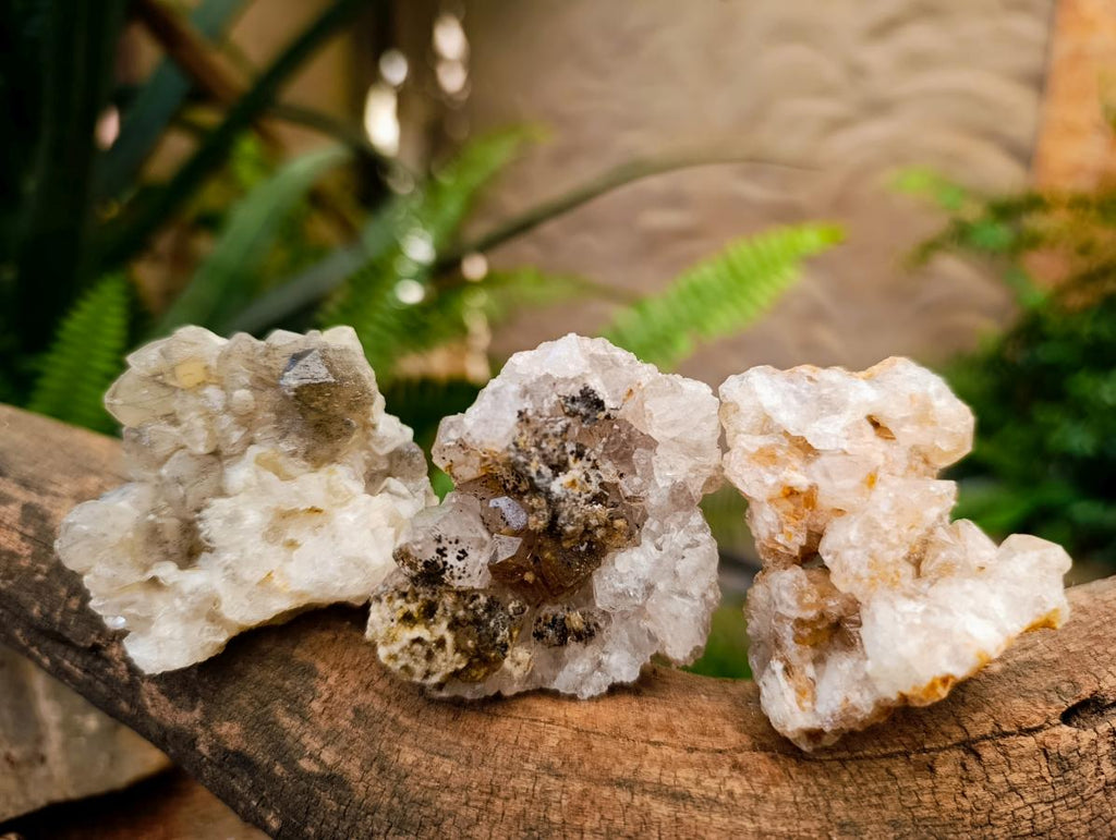 Natural Limonite Quartz Clusters x 35 From Solwezi, Zambia - Toprock Gemstones and Minerals 