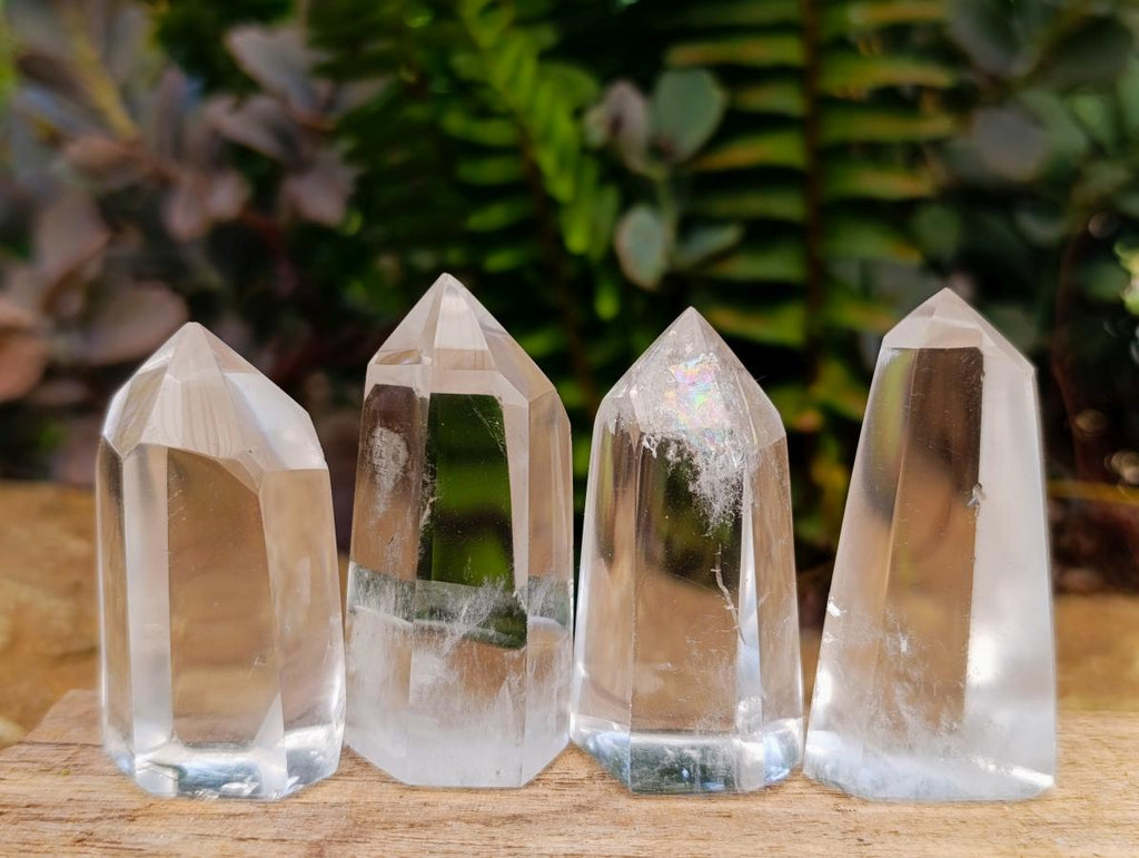 Polished Clear Quartz Display Crystals x 20 From Madagascar - Toprock Gemstones and Minerals 
