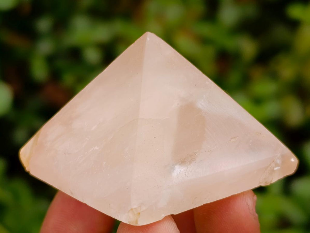 Polished Small Gemmy Rose Quartz Pyramids x 6 From Madagascar - Toprock Gemstones and Minerals 
