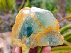 Natural Dark Green and Purple Cubic Fluorite Specimens x 4 From Uis, Namibia - Toprock Gemstones and Minerals 