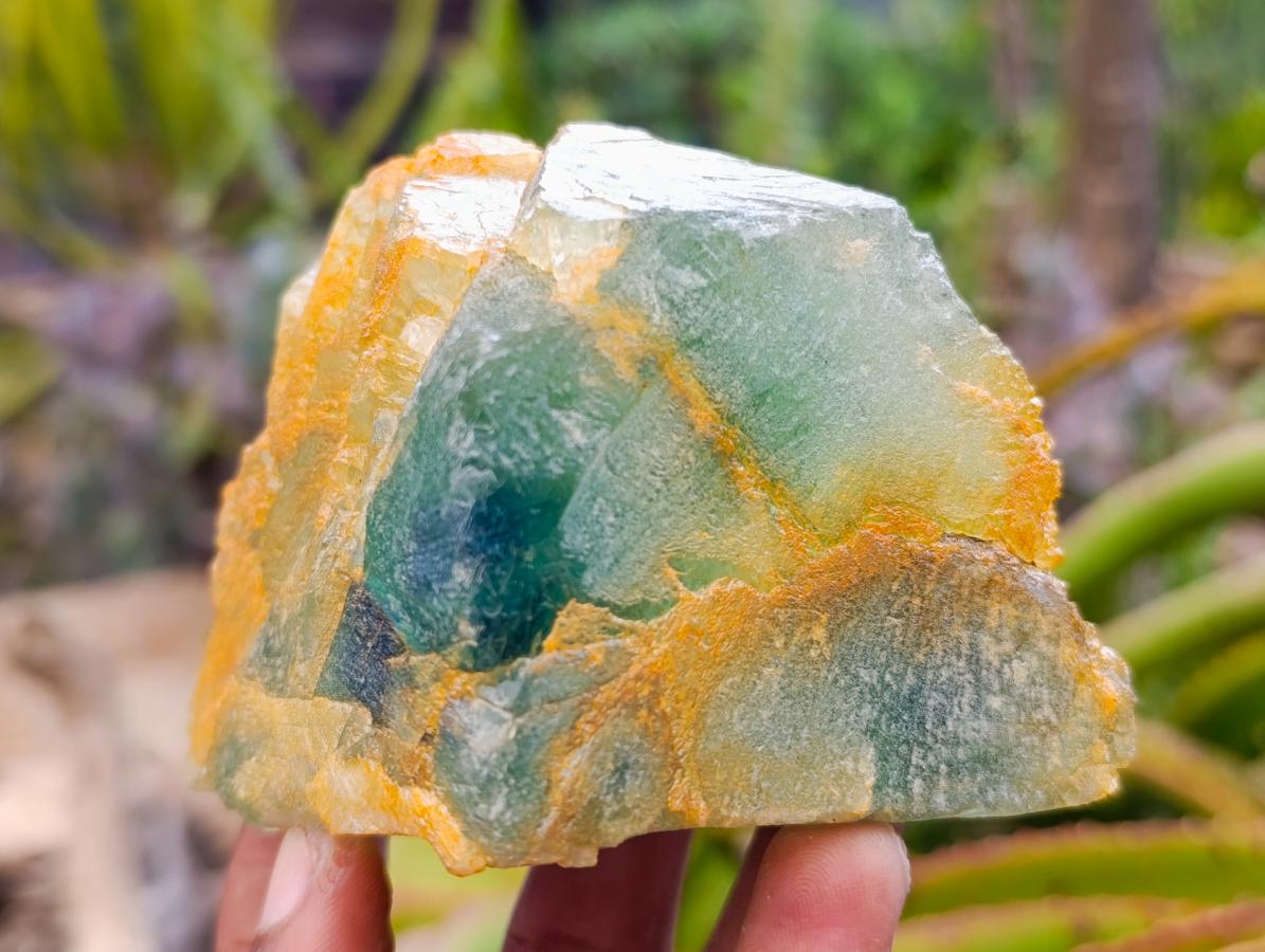 Natural Dark Green and Purple Cubic Fluorite Specimens x 4 From Uis, Namibia - Toprock Gemstones and Minerals 