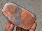 Polished Rare Purple Sunset Flash Labradorite Standing Free Forms x 6 From Madagascar - Toprock Gemstones and Minerals 