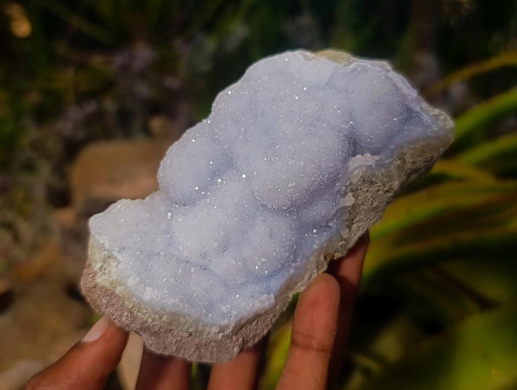 Natural Blue Lace Agate Geode Specimens x 12 From Nsanje, Malawi - Toprock Gemstones and Minerals 