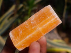 Natural Rhombohedral Sunset Orange Calcite Specimens x 35 From Spitzkop, Namibia - Toprock Gemstones and Minerals 