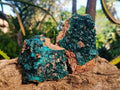 Natural Dioptase on Dolomite Specimens x 2 From Likasi, Congo - Toprock Gemstones and Minerals 