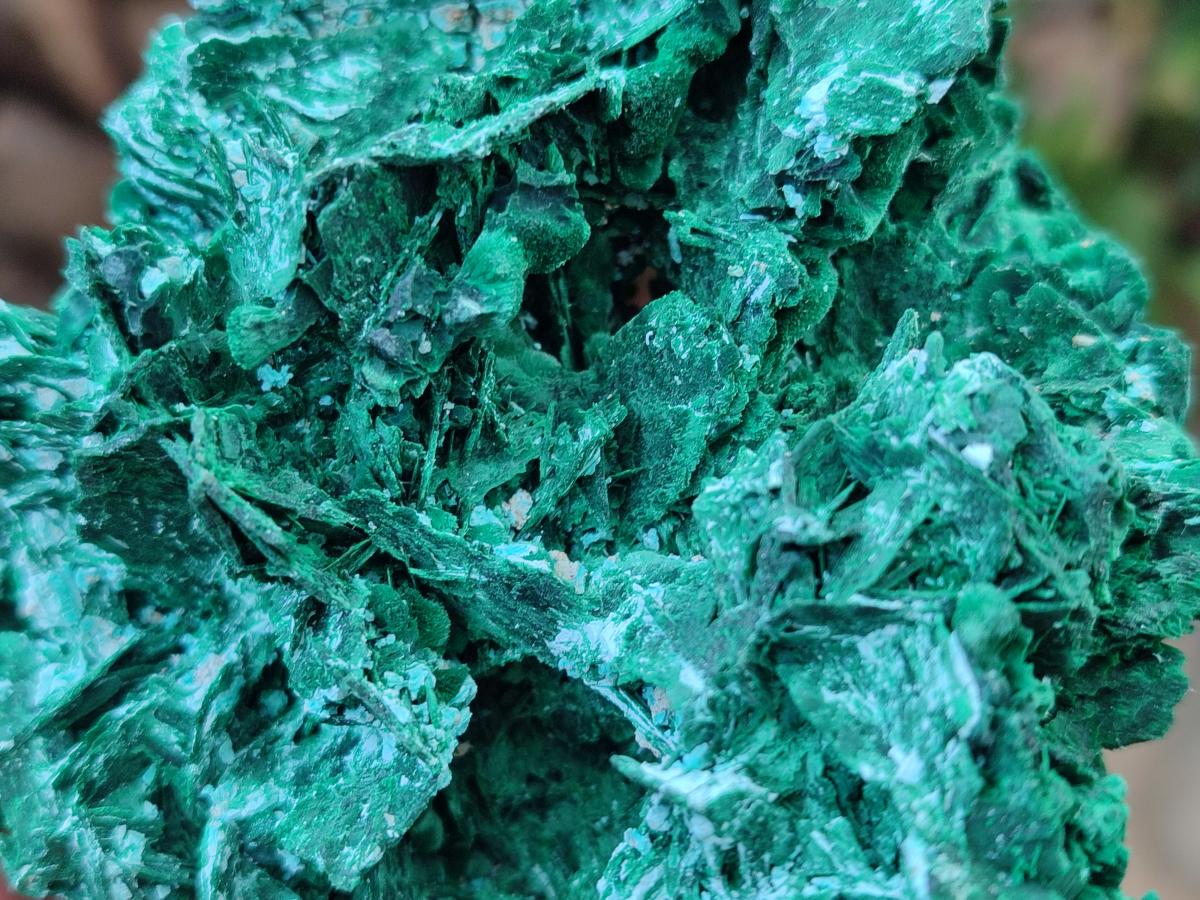 Natural Rare Malachite Pseudomorph Specimens with Associated x 2 From Kolwezi, Congo - Toprock Gemstones and Minerals 