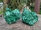 Natural Rare Malachite Pseudomorph Specimens with Associated x 2 From Kolwezi, Congo - Toprock Gemstones and Minerals 