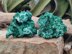 Natural Rare Malachite Pseudomorph Specimens with Associated x 2 From Kolwezi, Congo - Toprock Gemstones and Minerals 