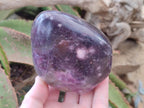 Polished Lepidolite Standing Display Pieces x 2 From Zimbabwe - Toprock Gemstones and Minerals 