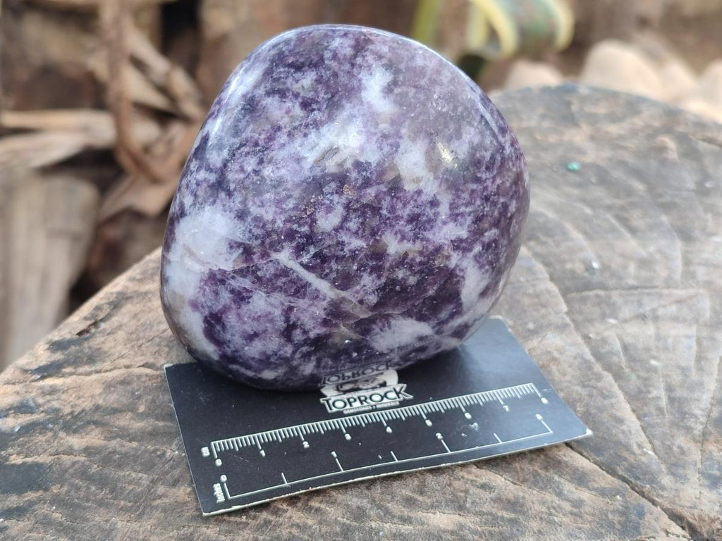 Polished Lepidolite Standing Display Pieces x 2 From Zimbabwe - Toprock Gemstones and Minerals 