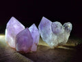 Natural Jacaranda Amethyst Single Crystals x 12 From Mumbwa, Zambia - Toprock Gemstones and Minerals 