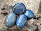 Polished Lazulite Palm Stones x 35 From Madagascar - Toprock Gemstones and Minerals 