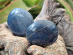 Polished Lazulite Palm Stones x 35 From Madagascar - Toprock Gemstones and Minerals 