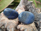 Polished Lazulite Palm Stones x 35 From Madagascar - Toprock Gemstones and Minerals 