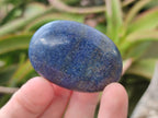 Polished Lazulite Palm Stones x 35 From Madagascar - Toprock Gemstones and Minerals 