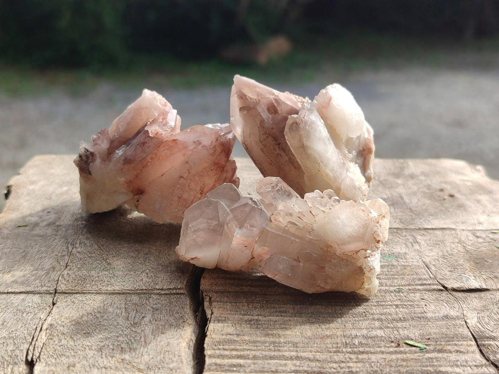 Natural Red Hematoid Quartz Crystals and Clusters x 35 From Karoi, Zimbabwe - Toprock Gemstones and Minerals 