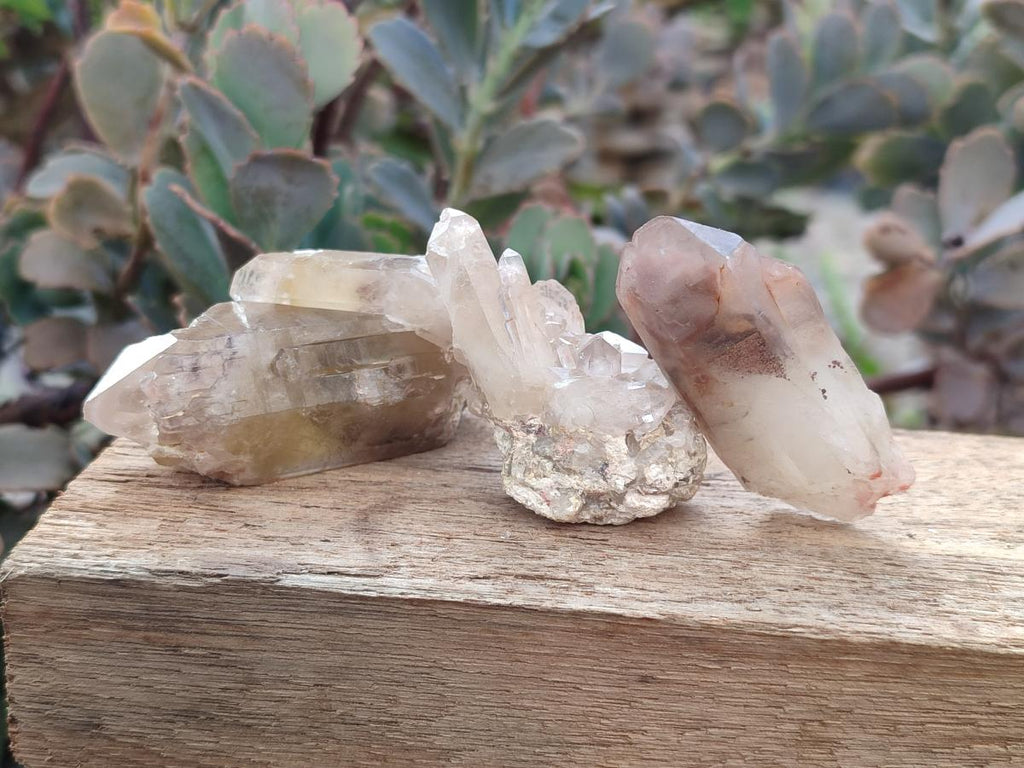 Natural Red Hematoid Quartz Crystals and Clusters x 35 From Karoi, Zimbabwe - Toprock Gemstones and Minerals 