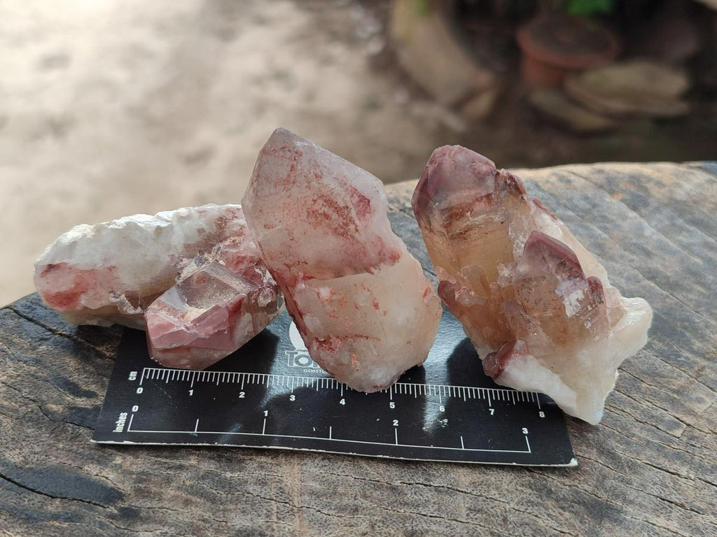 Natural Red Hematoid Quartz Crystals and Clusters x 35 From Karoi, Zimbabwe - Toprock Gemstones and Minerals 