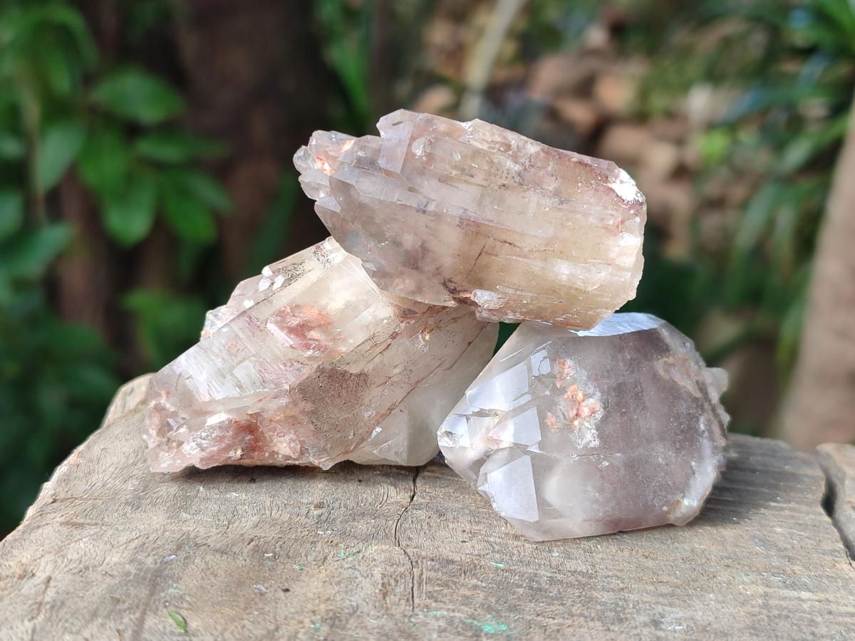 Natural Red Hematoid Quartz Crystals and Clusters x 35 From Karoi, Zimbabwe - Toprock Gemstones and Minerals 