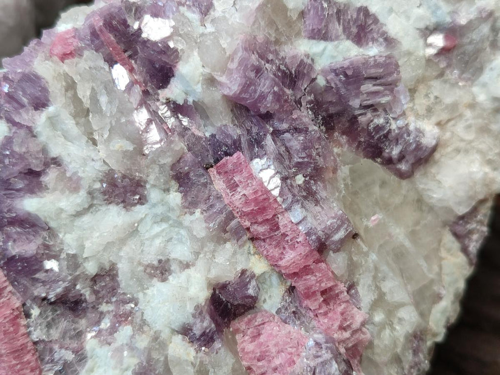 Natural Pink Rubellite Tourmaline Specimens x 2 From Karibib, Namibia - Toprock Gemstones and Minerals 