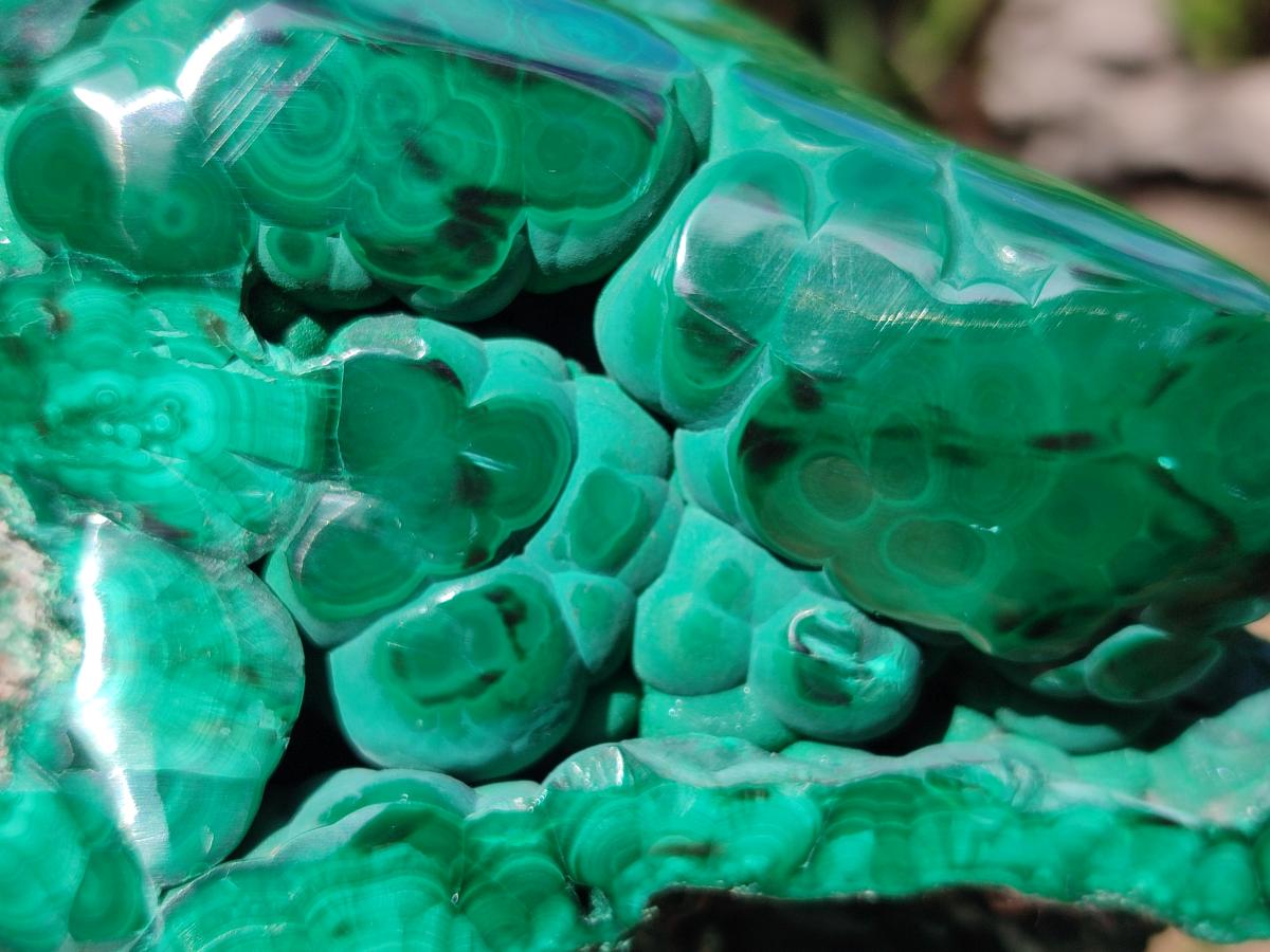 Polished Botryoidal Malachite Specimen x 1 From Congo - Toprock Gemstones and Minerals 