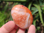 Polished Carnelian Agate Gemstone Palm Stones x 26 From Madagascar - Toprock Gemstones and Minerals 