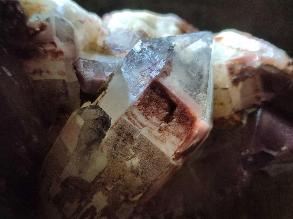 Natural Red Hematoid Quartz Crystal Clusters x 3 From Karoi, Zimbabwe - Toprock Gemstones and Minerals 