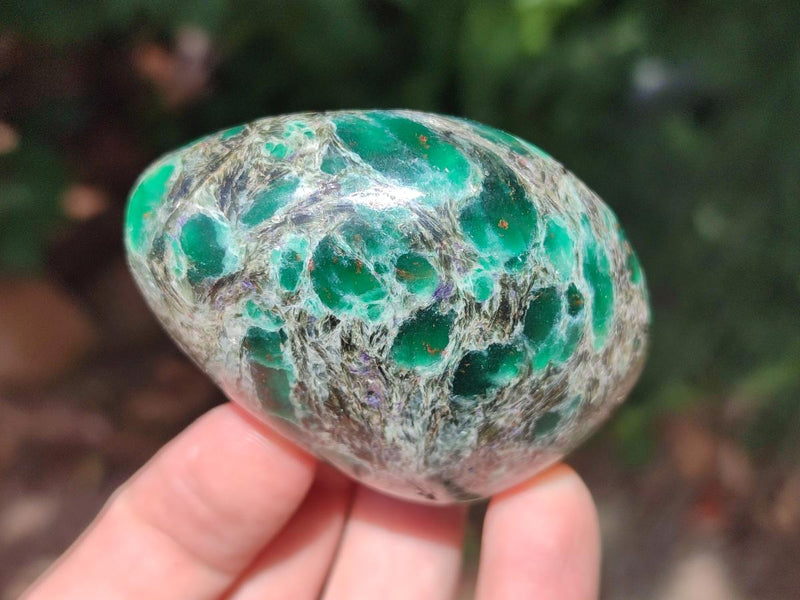 Polished Emerald Mica 'Mutokolite' Free Forms x 6 From Mutoko, Zimbabwe - Toprock Gemstones and Minerals 