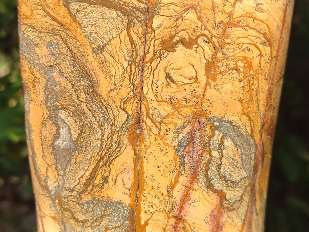 Polished XL Picture Stone Jasper Standing Display Piece x 1 From Ais-Ais, Namibia - Toprock Gemstones and Minerals 