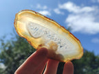 Polished Banded Agate Slices x 12 From Madagascar - Toprock Gemstones and Minerals 