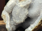 Natural Blue Lace Agate Geode Specimens x 2 From Nsanje, Malawi - Toprock Gemstones and Minerals 